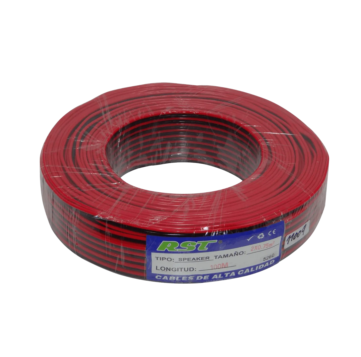 RST 2x18AWG 2x0,75mm2 Rojo-Negro Paralelo 100mts Cable Parlante 2