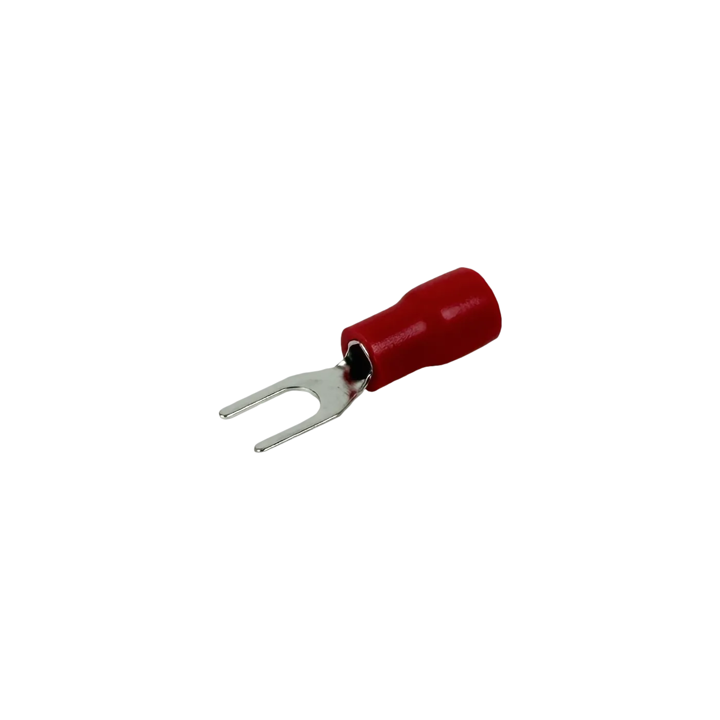 Conector Rojo Aislado PVC Horquilla 3,7mm 0,5-1,5mm2 100-un 1