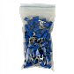 Conector Azul Aislado PVC Horquilla 5,3mm 1,5-2,5mm2 100-un - Miniatura 2
