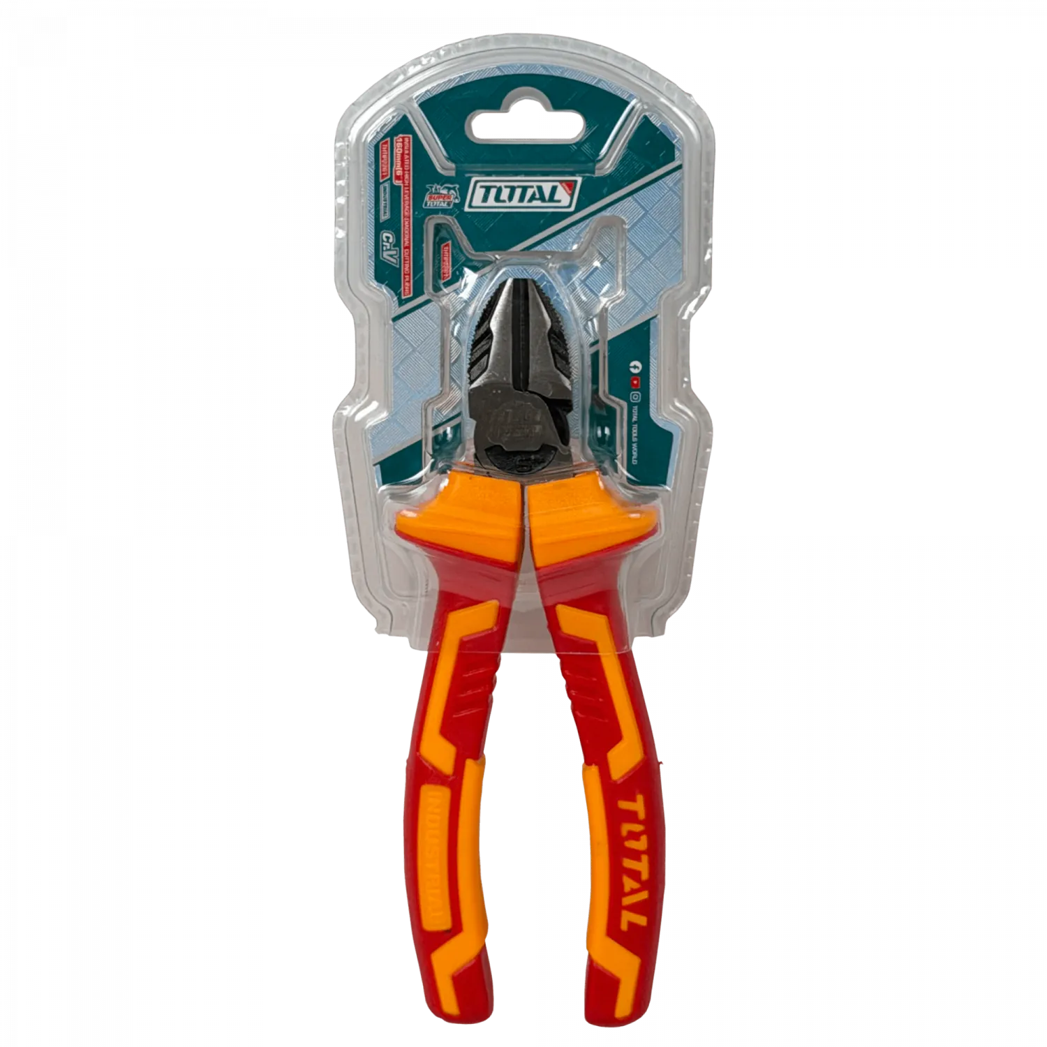 TOTAL 1000V 6 pulgadas Alicate Cortante 23x27mm 160mm Aislado Electric 3