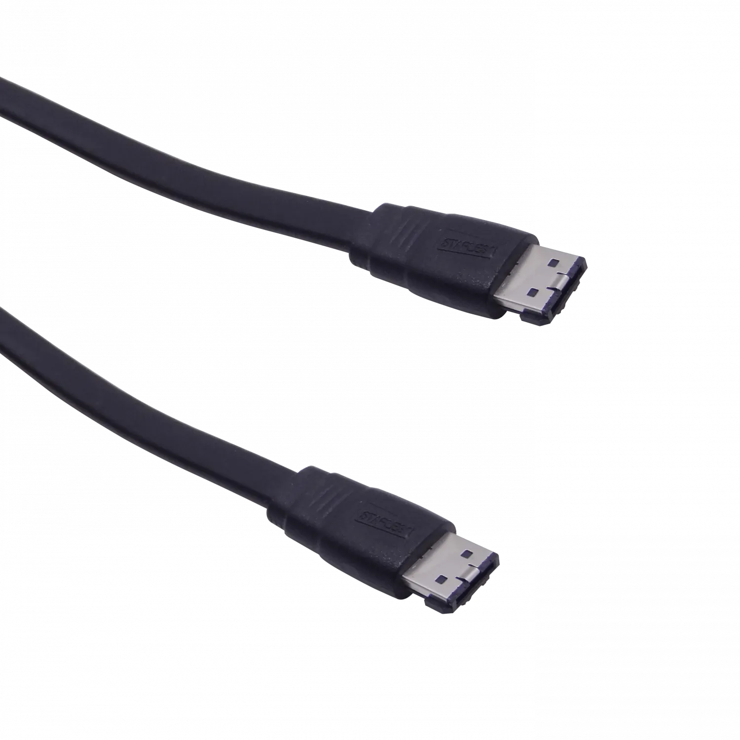 Cable Datos eSATA-eSATA 180cm 1,80mt Negro para Disco Duro Externo 1