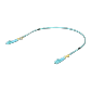 UBIQUITI 50cm LC-LC OM3 MultiModo MM Duplex Jumper Fibra 2mm 50/125um - Miniatura 1