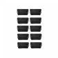 Tapa Externa p/Polvo p/Macho DB9 DE-09 DE-15 HD15 DB15/VGA Negra - Miniatura 5