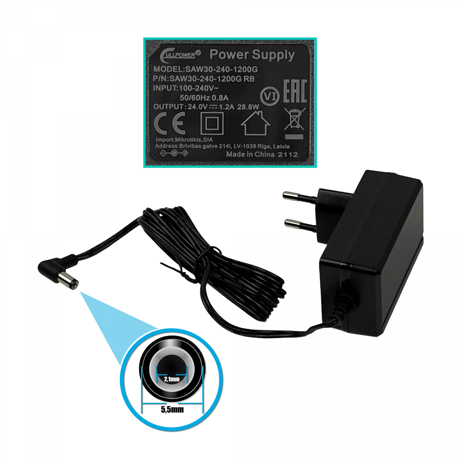 MIKROTIK LTE-1-2-3-7-8 2 Sim 2-U.FL GPS 2,4GHz 22dBm 2x2-2dBi 1-100 L4 4