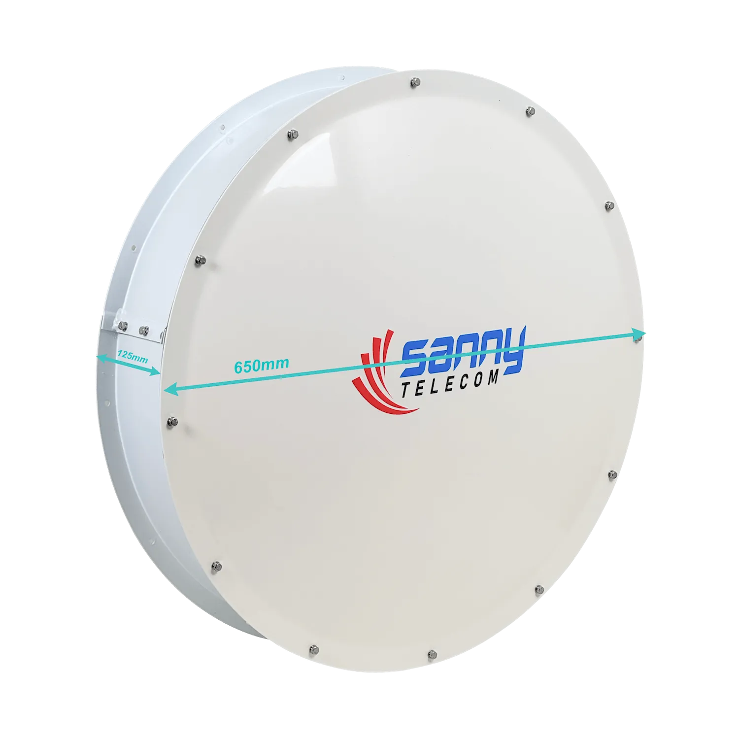 SANNY 2-unids Curvo 650mm 2-Pies Tapa Cupula Escudo Radome p/DISH-5G30 1