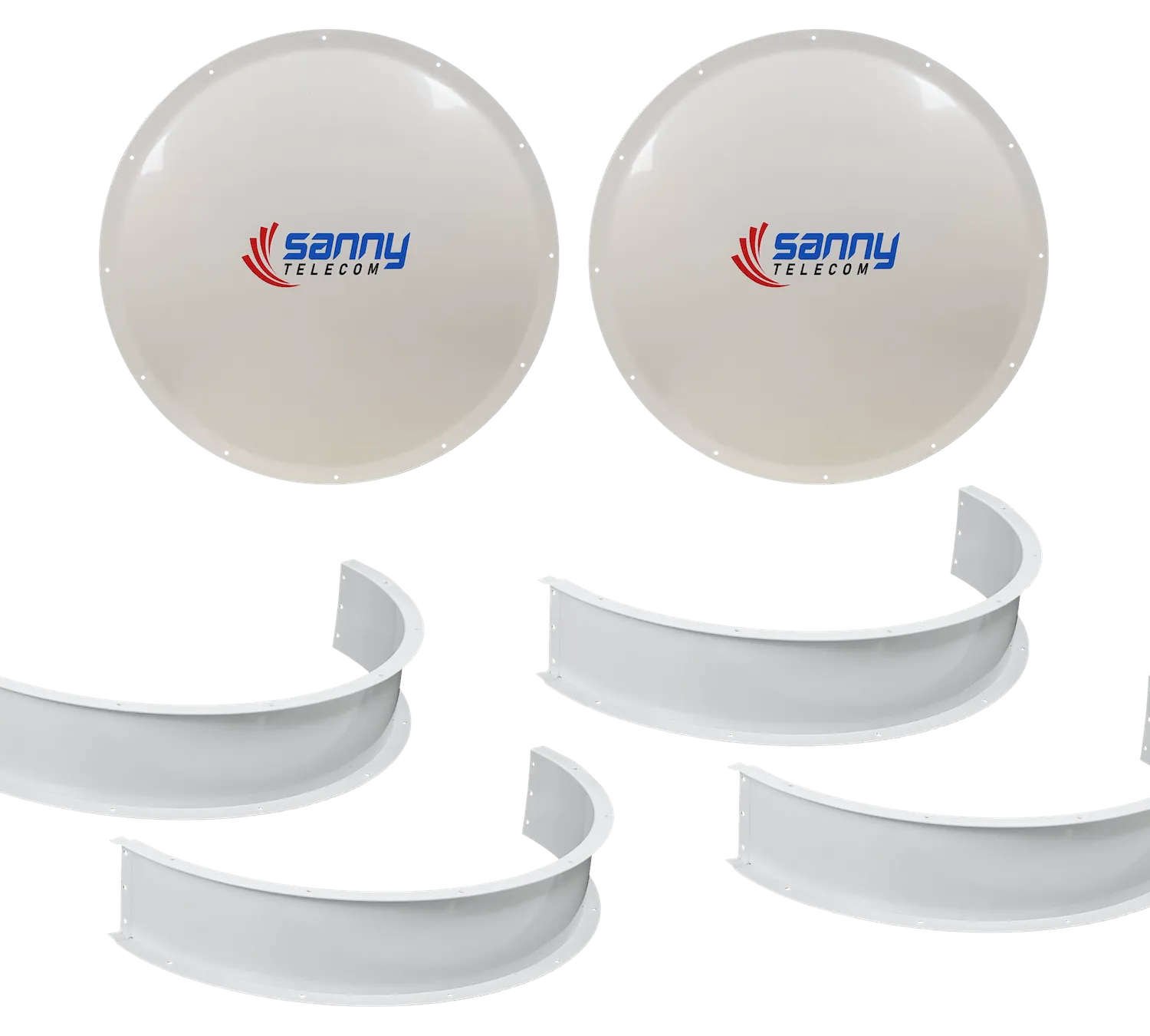 SANNY 2-unids Curvo 650mm 2-Pies Tapa Cupula Escudo Radome p/DISH-5G30 4