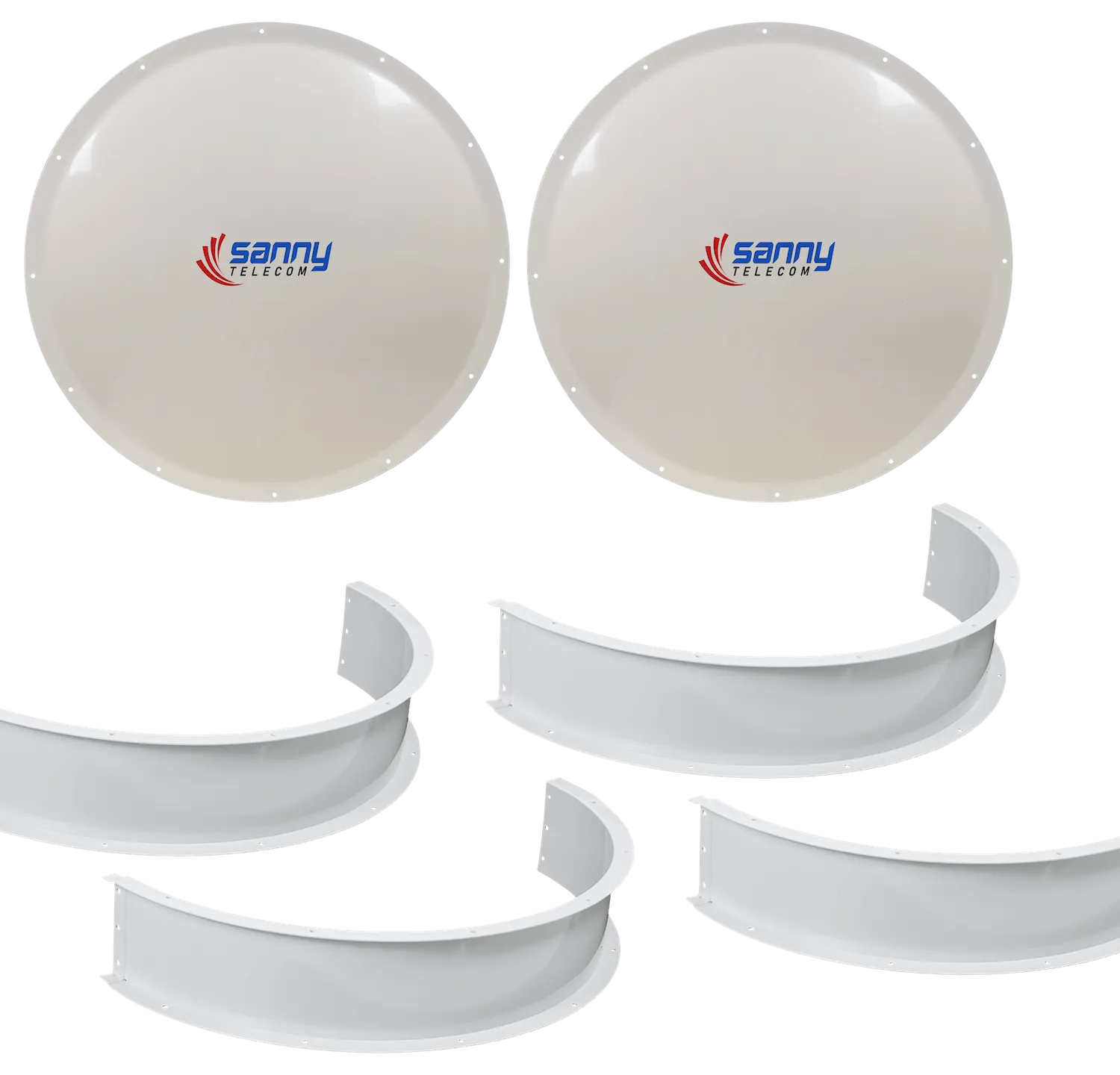 SANNY 2-unids Curvo 960mm 3-Pies Tapa Cupula Escudo Radome P/DISH-5G34 1