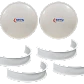 SANNY 2-unids Curvo 960mm 3-Pies Tapa Cupula Escudo Radome P/DISH-5G34 - Miniatura 1