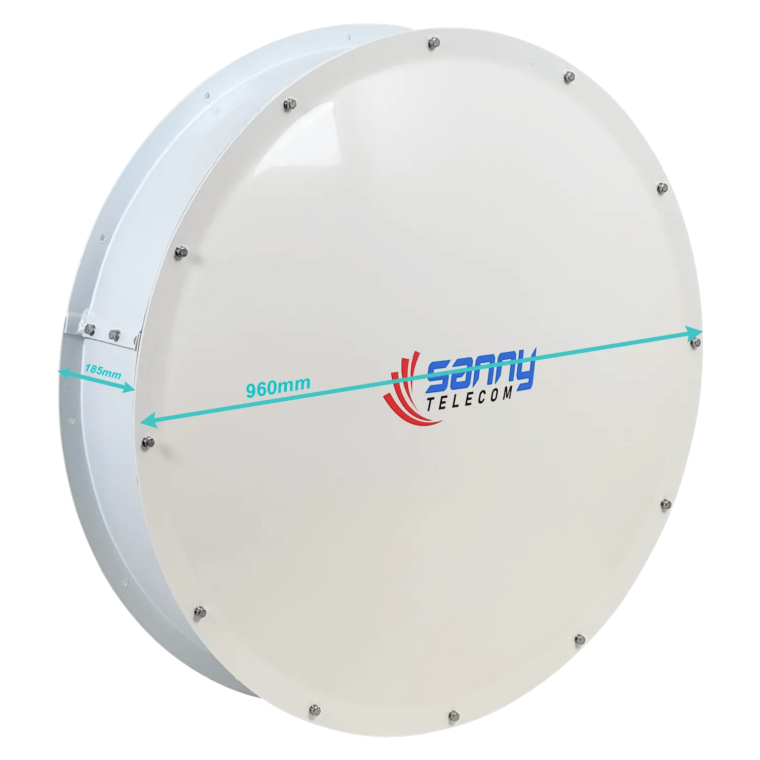 SANNY 2-unids Curvo 960mm 3-Pies Tapa Cupula Escudo Radome P/DISH-5G34 2
