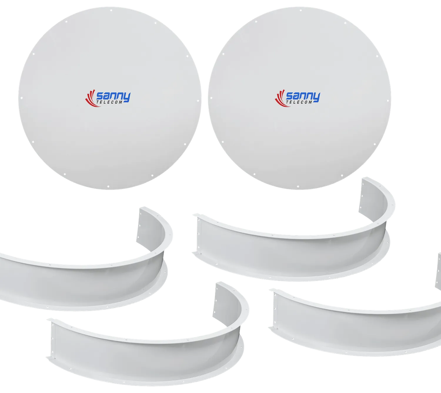 SANNY 2-unids Plano 960mm 3-Pies Tapa Cupula Escudo Radome p/DISH-5G34 3