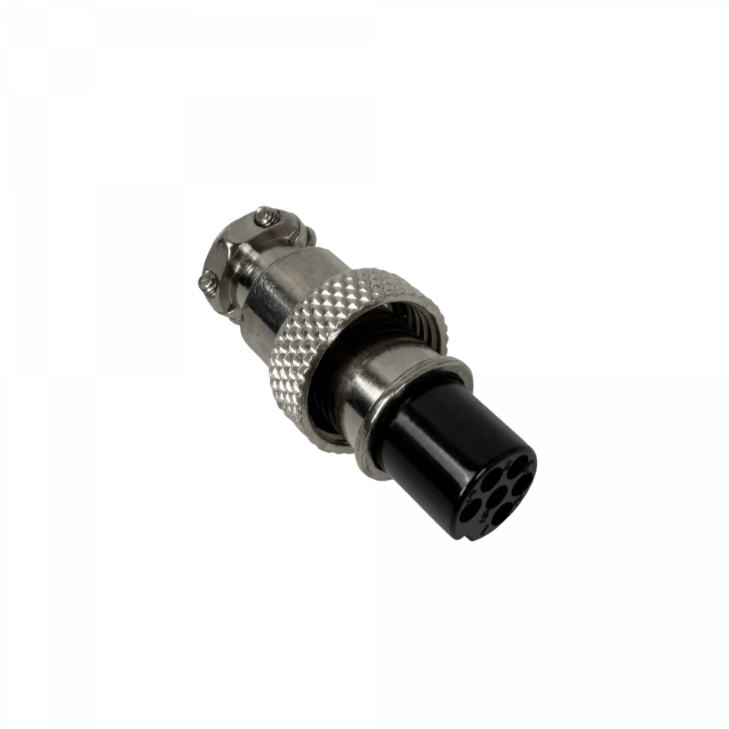 Conector GX12 Hembra Volante de 6 Pines Soldable GX12HV-6 2