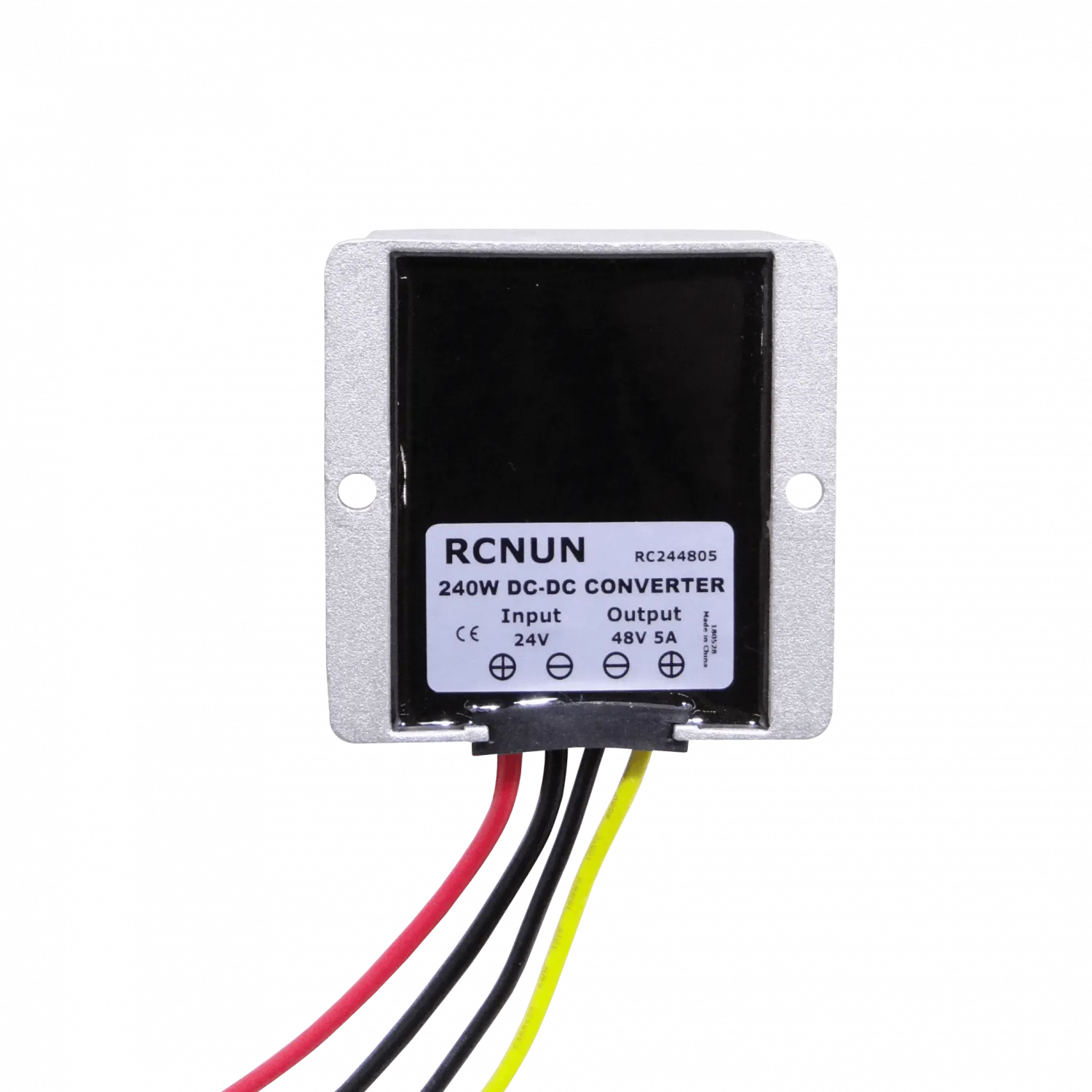 Convertidor 240W in:20-32VDC in:24VDC out:48VDC 5A IP68 Step Up Boost 1