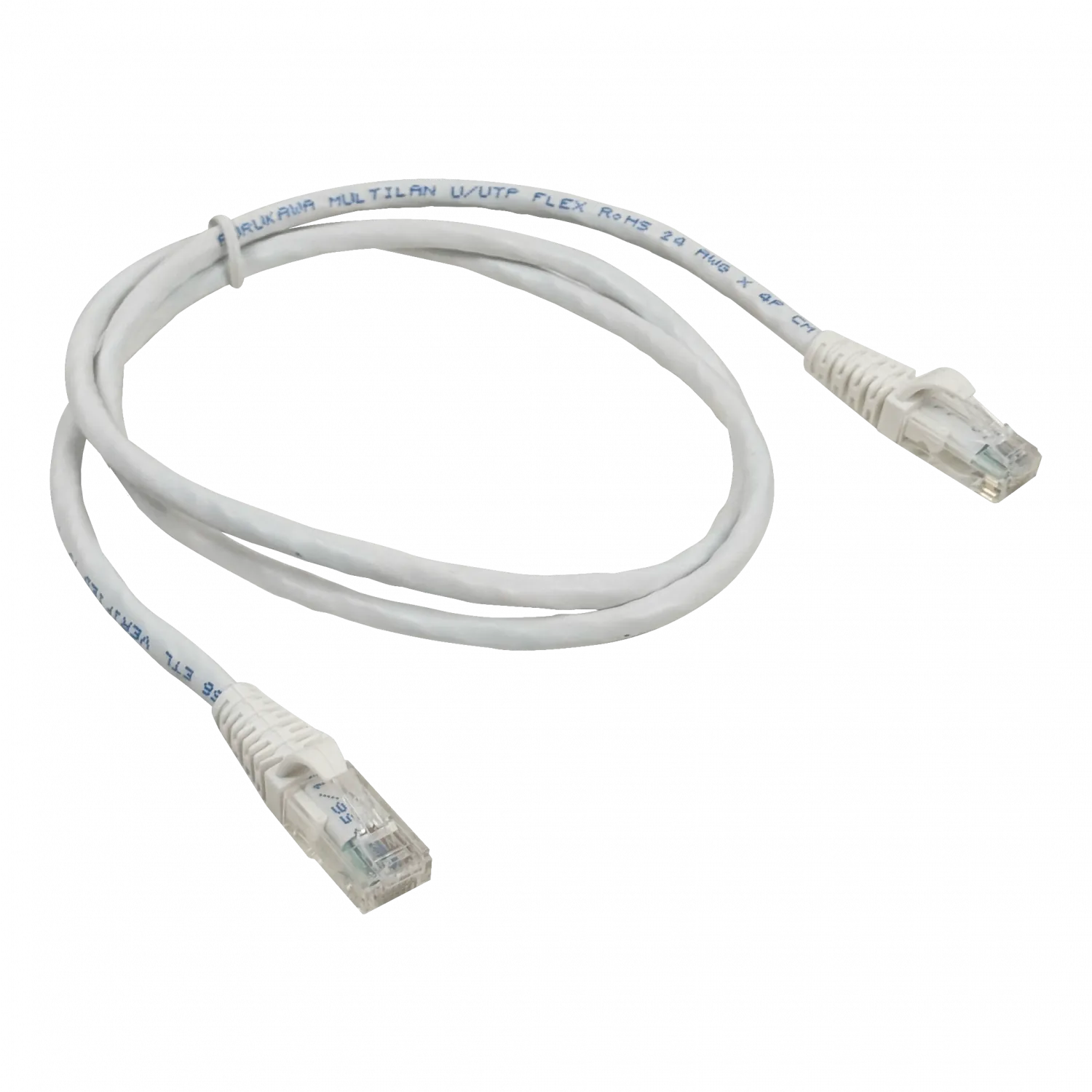 Cable Patch Furukawa Cat5e 1mt Blanco U/UTP CM RJ45 Multilan 1