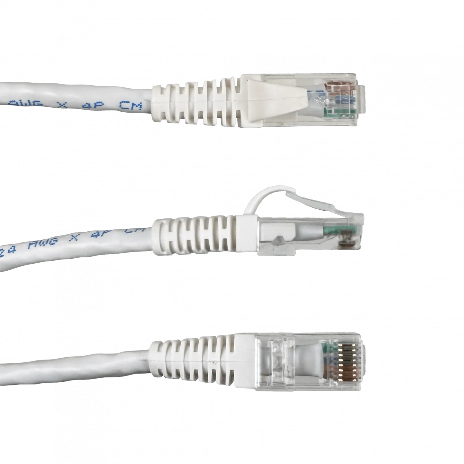 Cable Patch Furukawa Cat5e 1mt Blanco U/UTP CM RJ45 Multilan 2