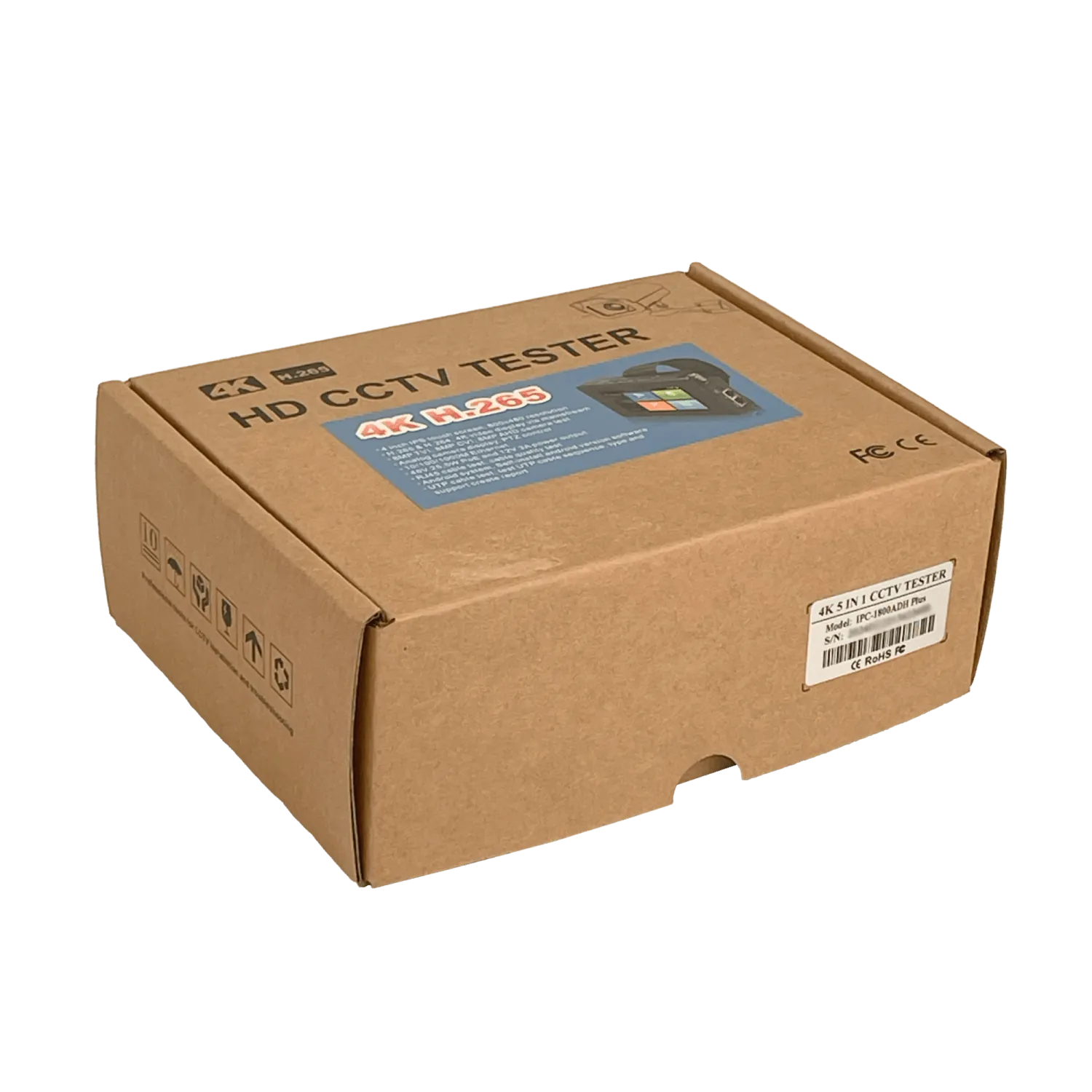 Monitor Touch 4 pulg IP/Analogo LAN BNC-H RS485 mSD IPC-1800ADH Plus 3