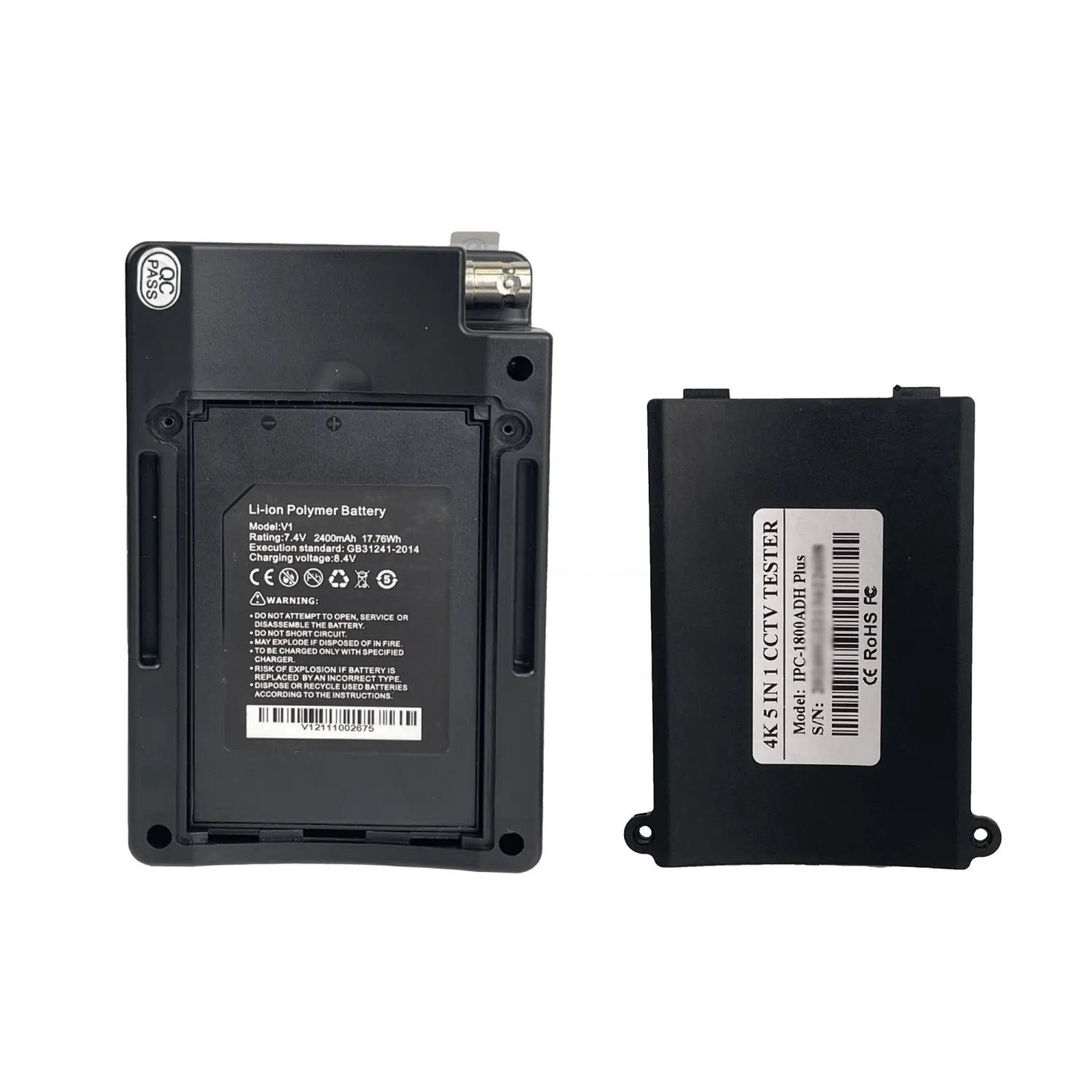 Monitor Touch 4 pulg IP/Analogo LAN BNC-H RS485 mSD IPC-1800ADH Plus 8