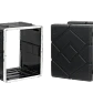 12U/57cm Fondo 42cm Rack Portatil 2 tapas Plastico para Exterior Negrp - Miniatura 5