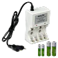 PHILCO Cargador 2 Pila 9V o 4 Pilas AA/AAA inc-4-pilas Recargable - Miniatura 4