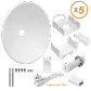 5x Puente Inalámbrico de Alto Rendimiento 5 GHz Gestión Wi-Fi Dedicada, Ubiquiti PowerBeam 5AC Gen2 - Miniatura 5