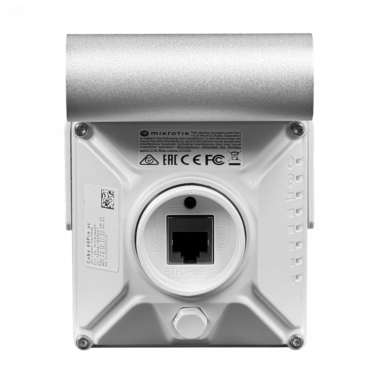MIKROTIK 1un 802.11ay 60GHz 5GHz 1-1000 GPS L4 CubeG-5ac60ay 2