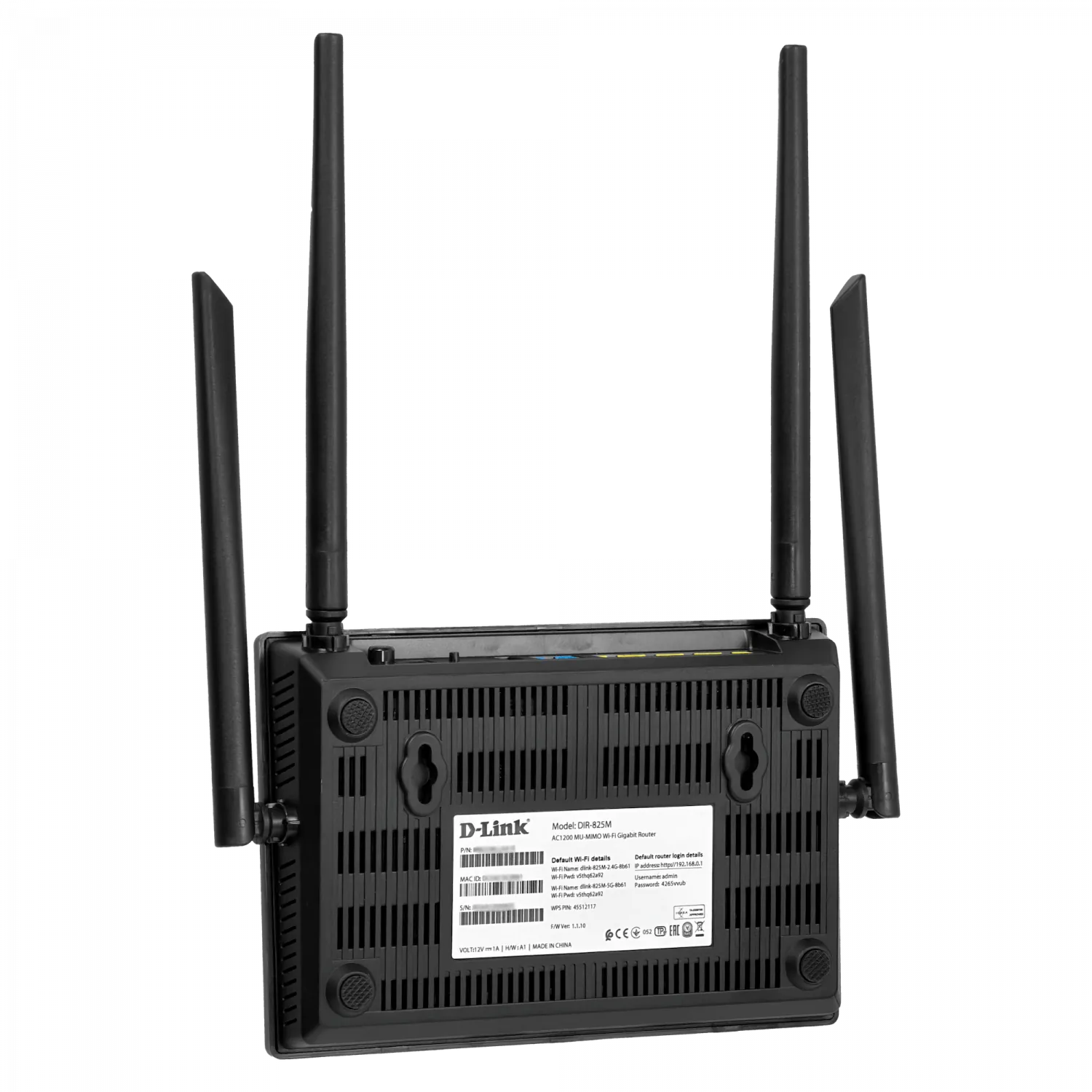 D-LINK Mesh 4-1000 AC1200 USB 2,4/5GHz 300/867mbps 4 Fijas 5dBi 1-WAN 2