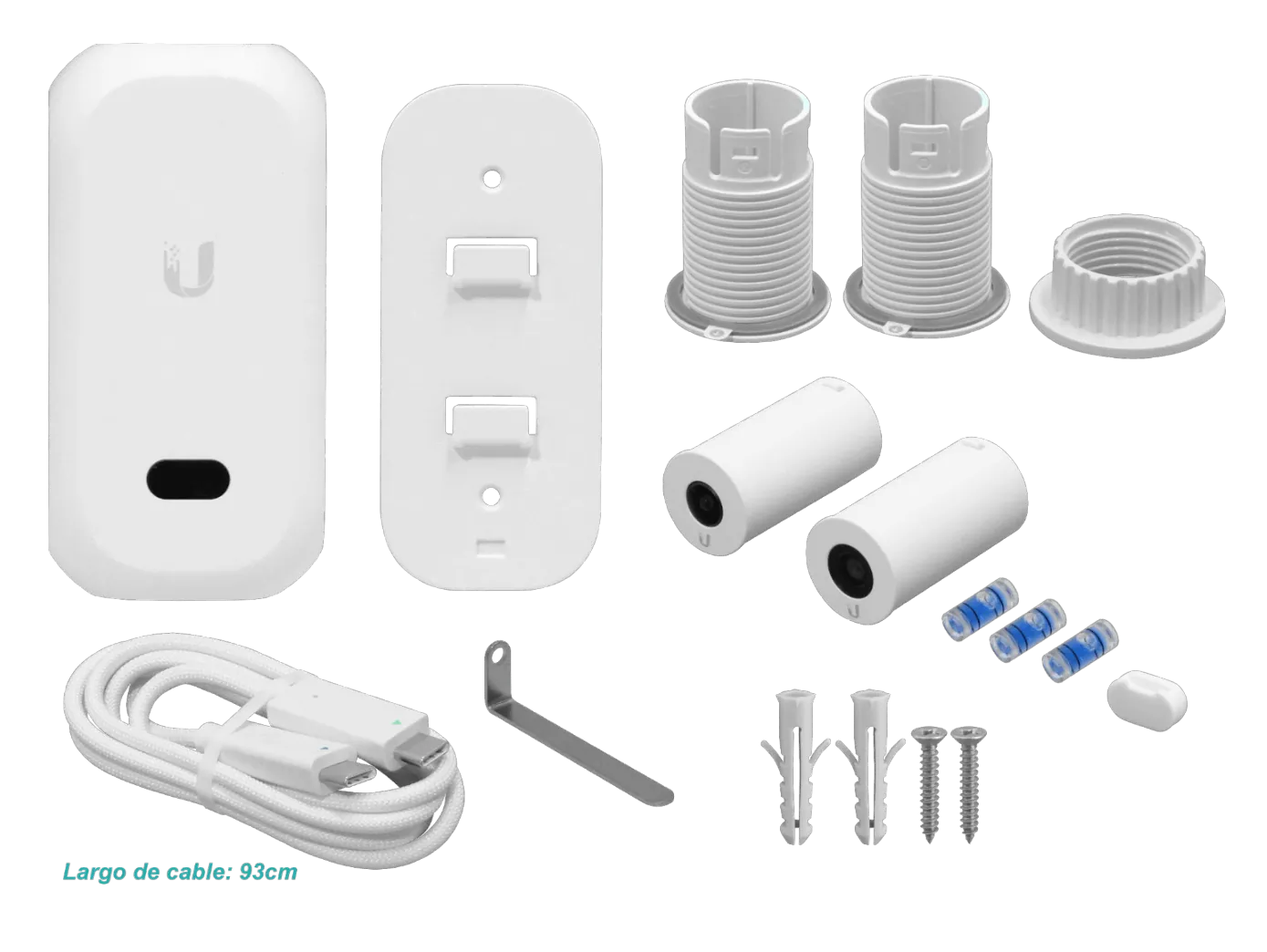 UBIQUITI Kit 2-Camaras 3264x2448 + 2560x2560 + Hub 1-1000 req-PoE-af 1