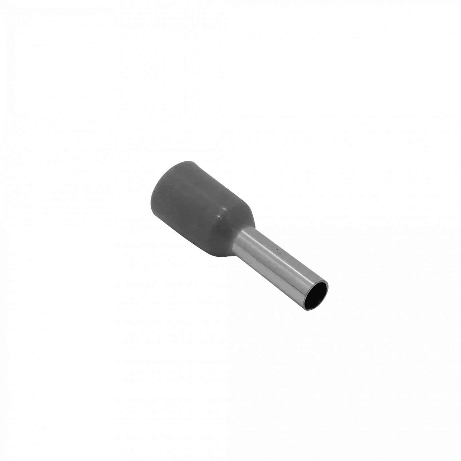 Ferrules Terminal Aislado Crimp Gris 2,5mm2 8/15mm 100-unids AWG14 2