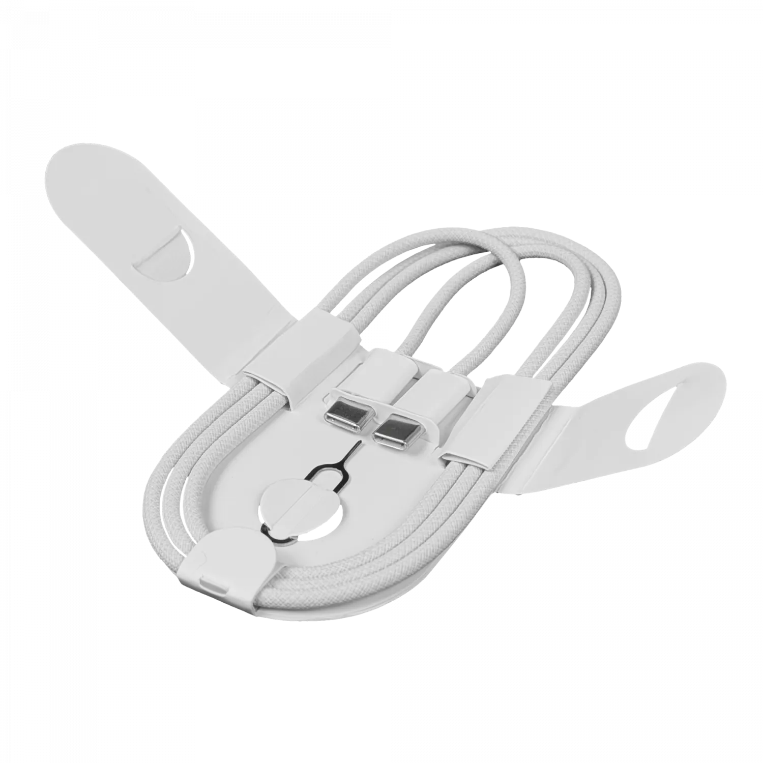 incluye Clip 1mt USB-C-M USB-C-M 100cm Type-C 60W Cable USB Trenzado 2