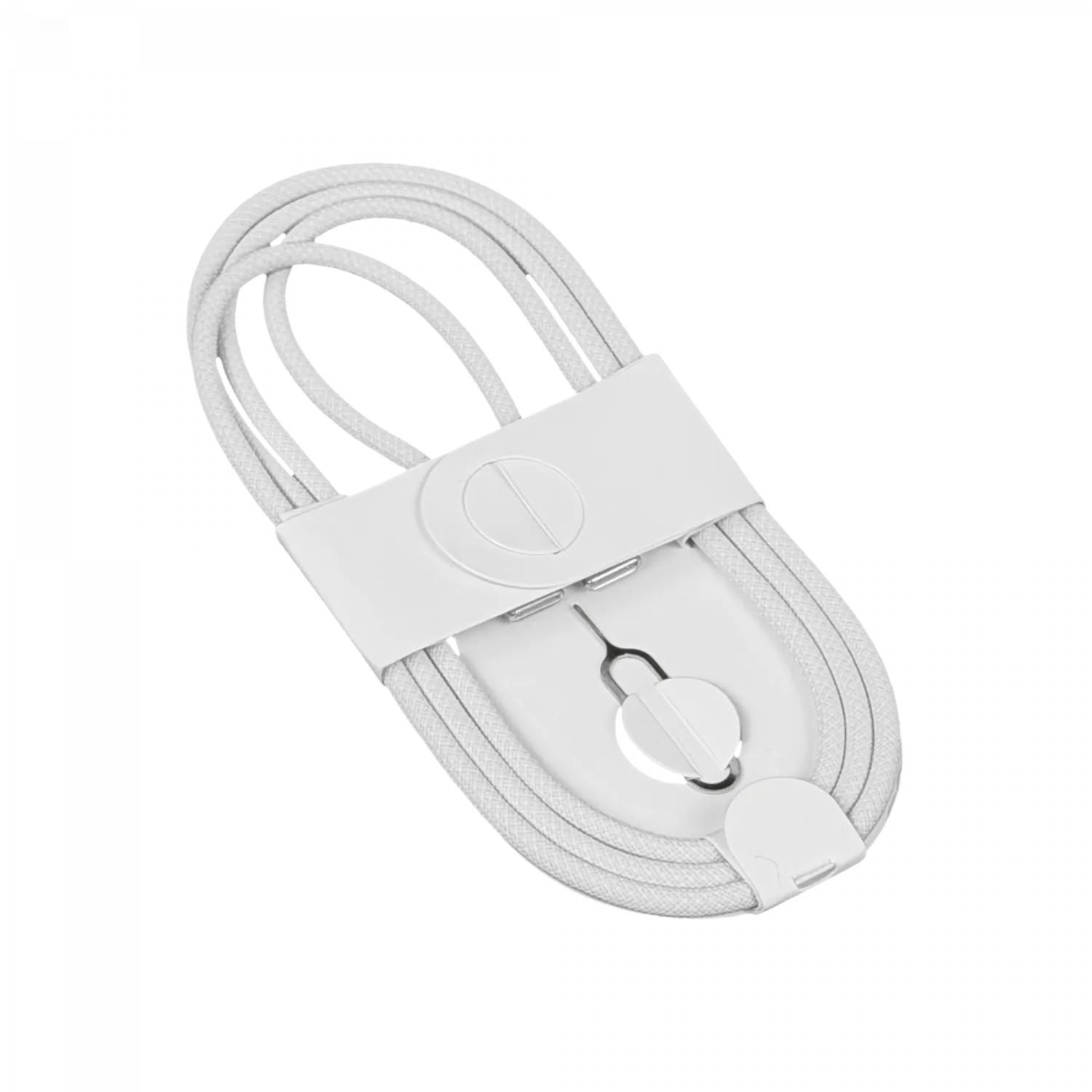 incluye Clip 1mt USB-C-M USB-C-M 100cm Type-C 60W Cable USB Trenzado 3