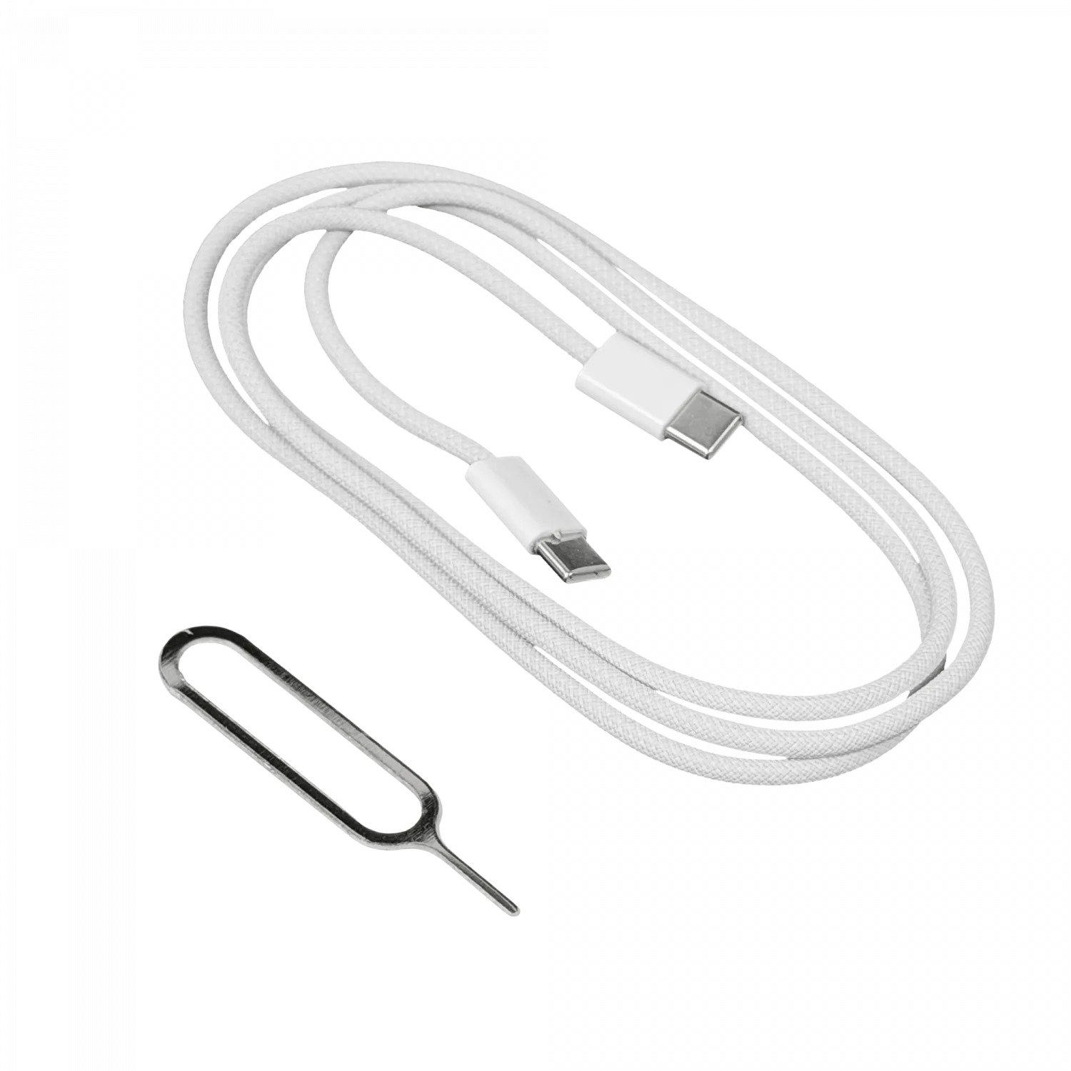 incluye Clip 1mt USB-C-M USB-C-M 100cm Type-C 60W Cable USB Trenzado 4