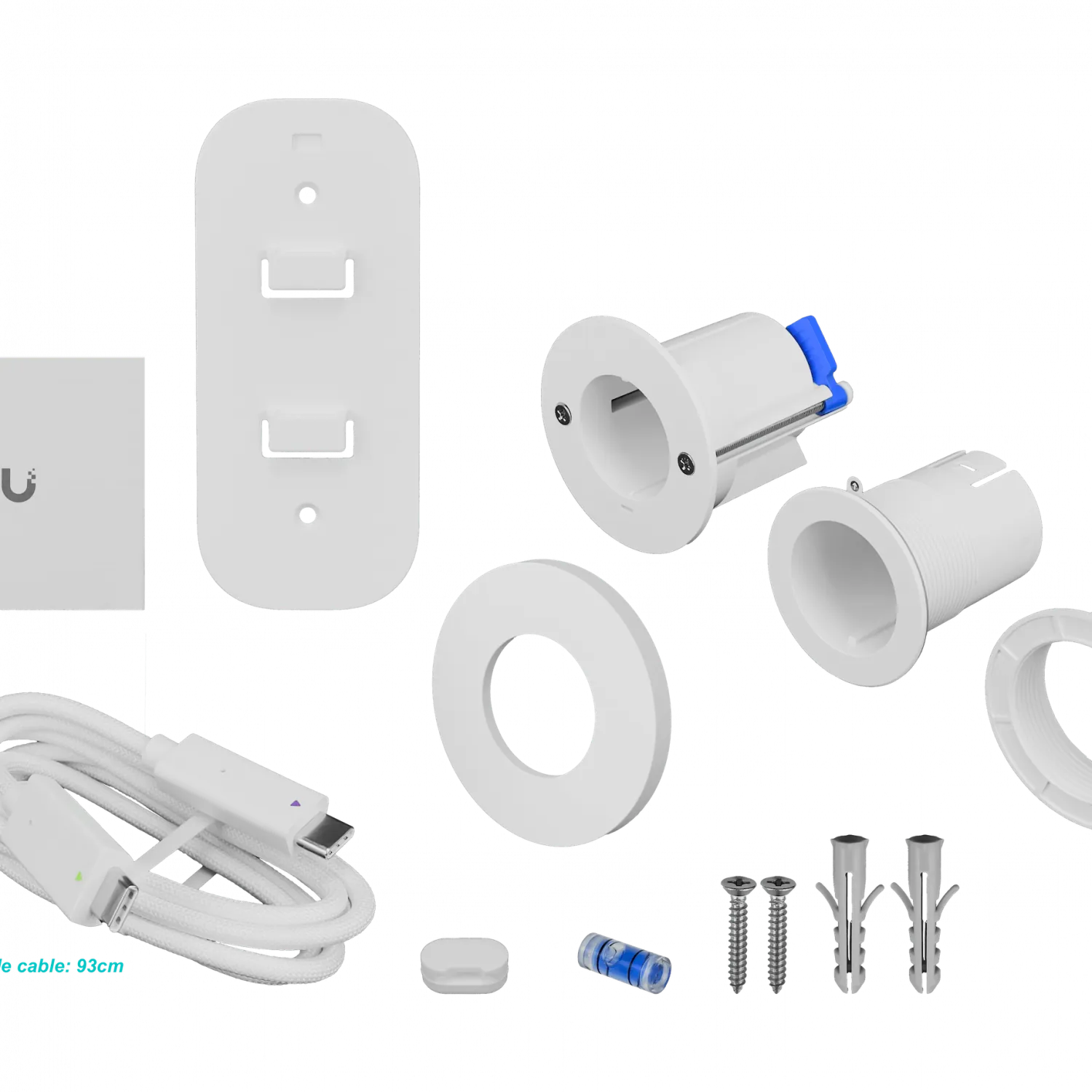 UBIQUITI Kit 1-Camara 4MP-360º 2160x2160 + Hub 1-1000 req-PoE-af + PFM 3