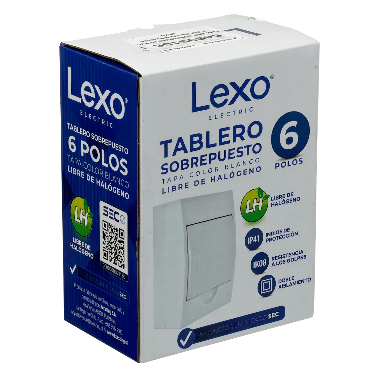 LEXO Tablero Sobreponer LSZH 6 Modulos Riel Din IP41 IK08 5399106 4