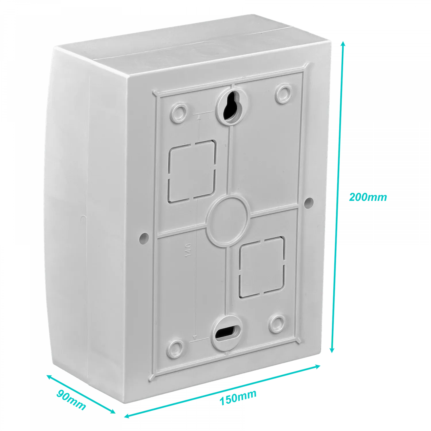 LEXO Tablero Sobreponer LSZH 6 Modulos Riel Din IP41 IK08 5399106 5