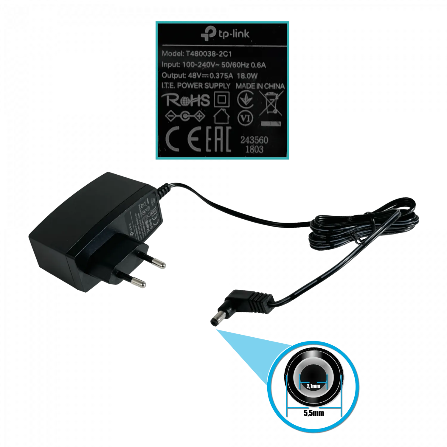 Punto de Acceso TP-Link TL-WA1801, Wi-Fi 6 AX1800, Gigabit, Doble Banda 2