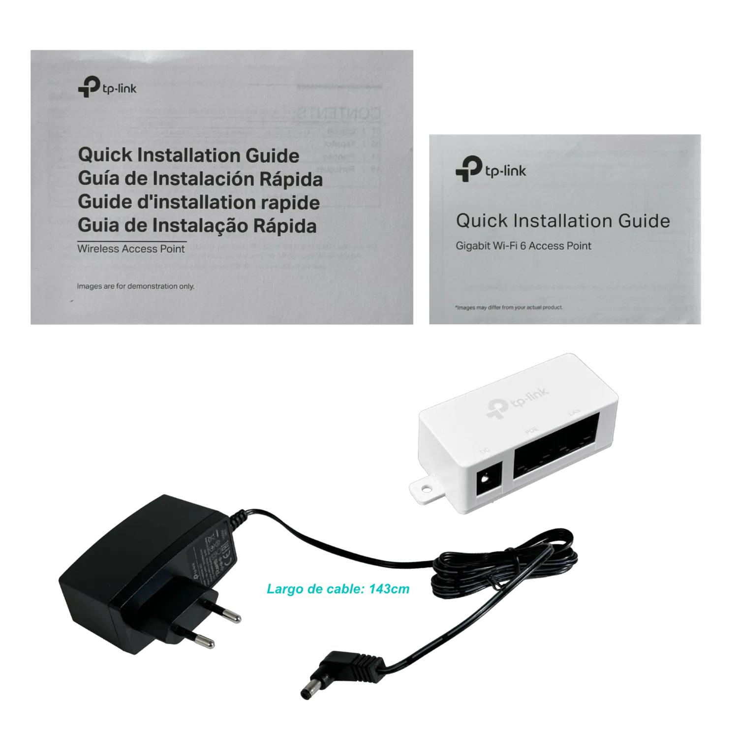 Punto de Acceso TP-Link TL-WA1801, Wi-Fi 6 AX1800, Gigabit, Doble Banda 4