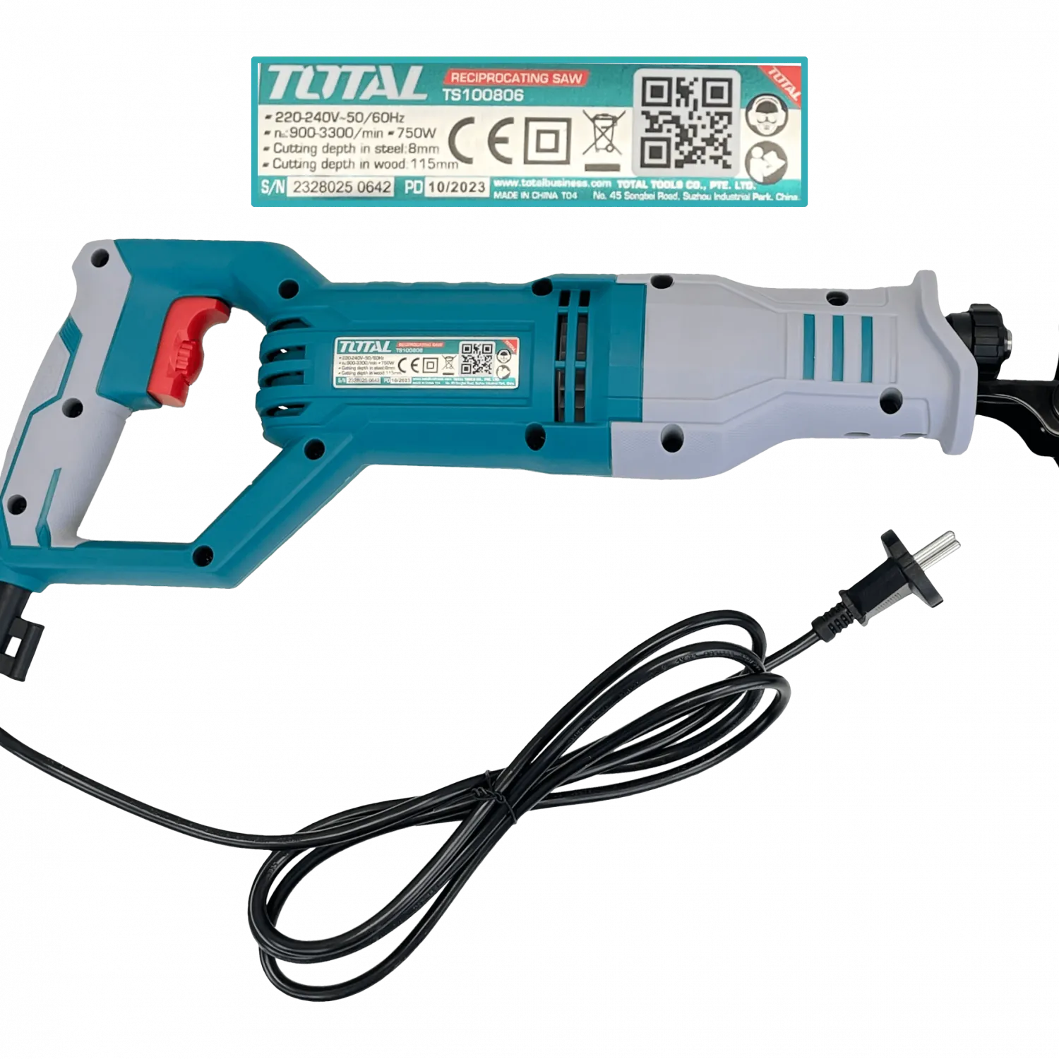 Sierra sable Total SIERRASA 750W 3300RPM SDS reciproca 5