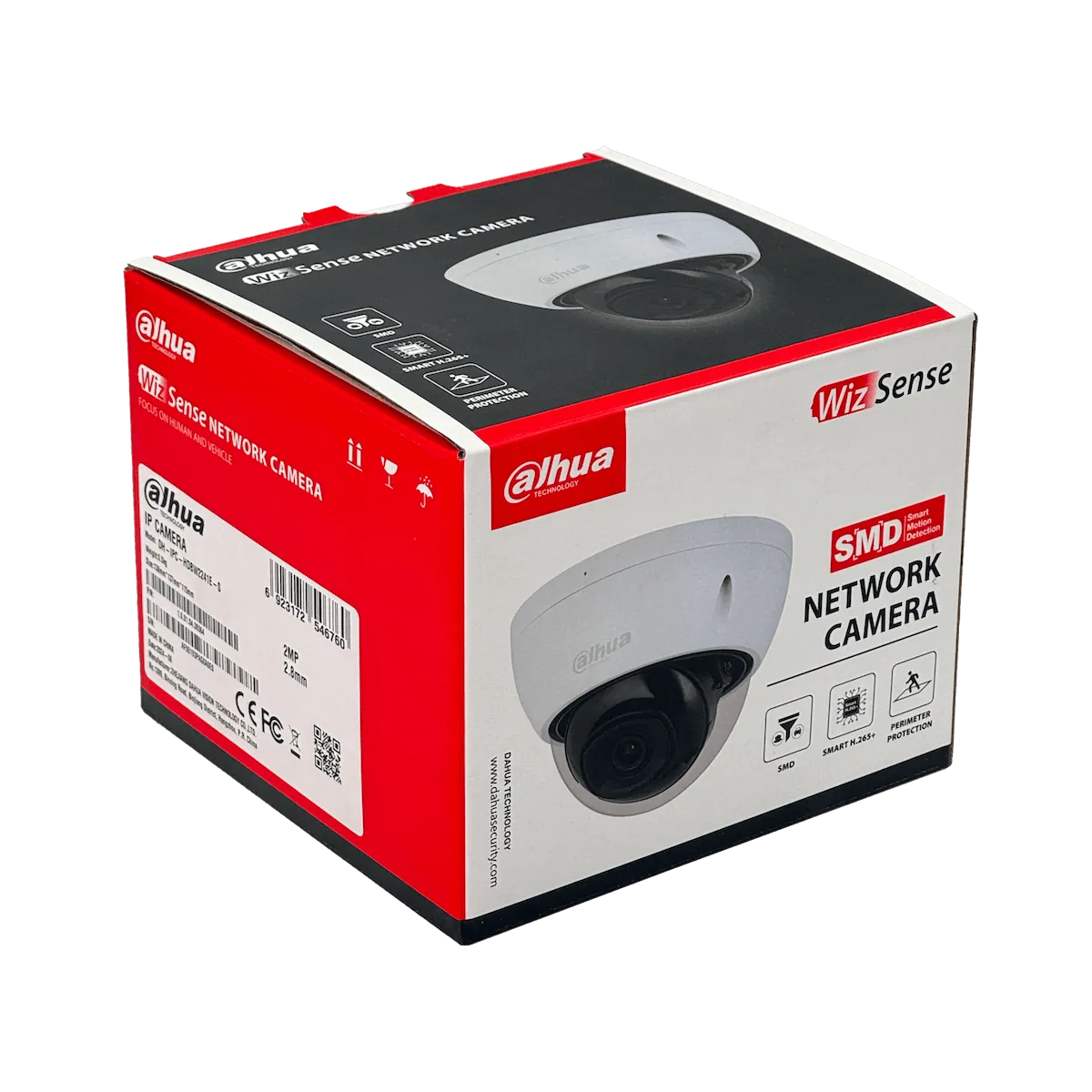 DAHUA Domo 2MP Fijo-2,8mm IP67 IK10 Poe IR30mt Camara MicroSD WizSense 2