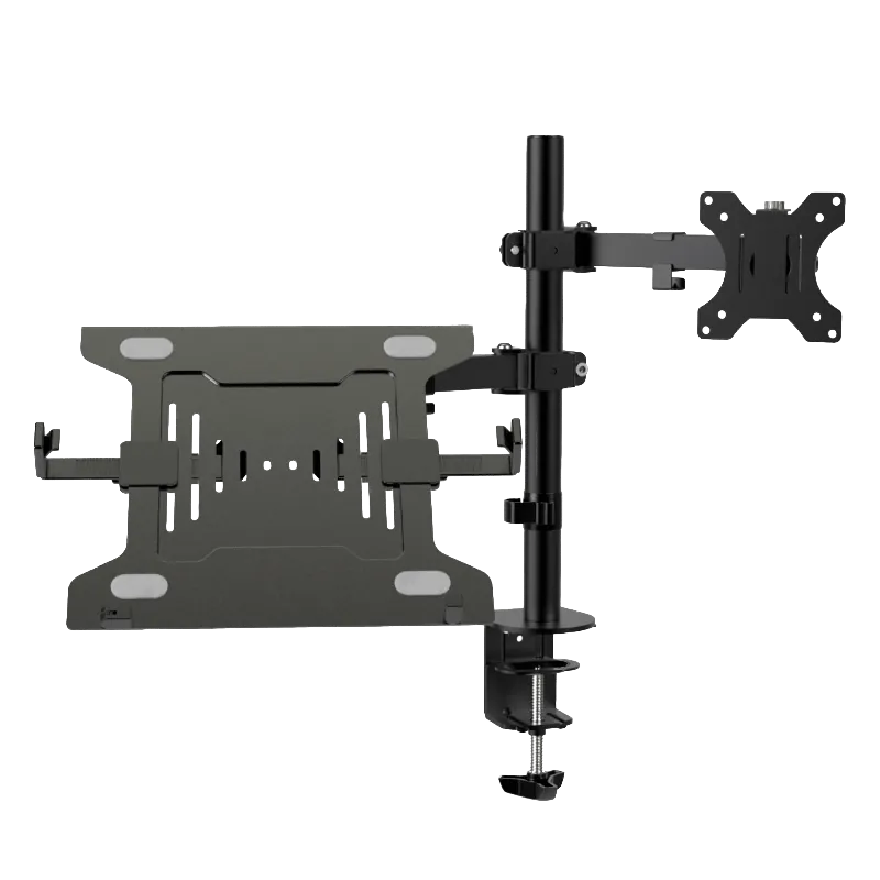 KLIPXTREME Soporte 1-Monitor 1-Notebook 13-32pulg Brazo Articulado 8kg 1