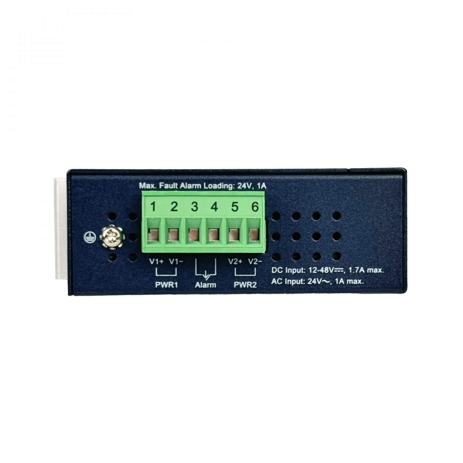 PLANET 4-1000 1-SFP 1-SFP-2.5G Switch Indus Admin L2 Riel DIN 12-48VDC 6
