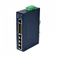 PLANET 4-1000 1-SFP 1-SFP-2.5G Switch Indus Admin L2 Riel DIN 12-48VDC - Miniatura 7