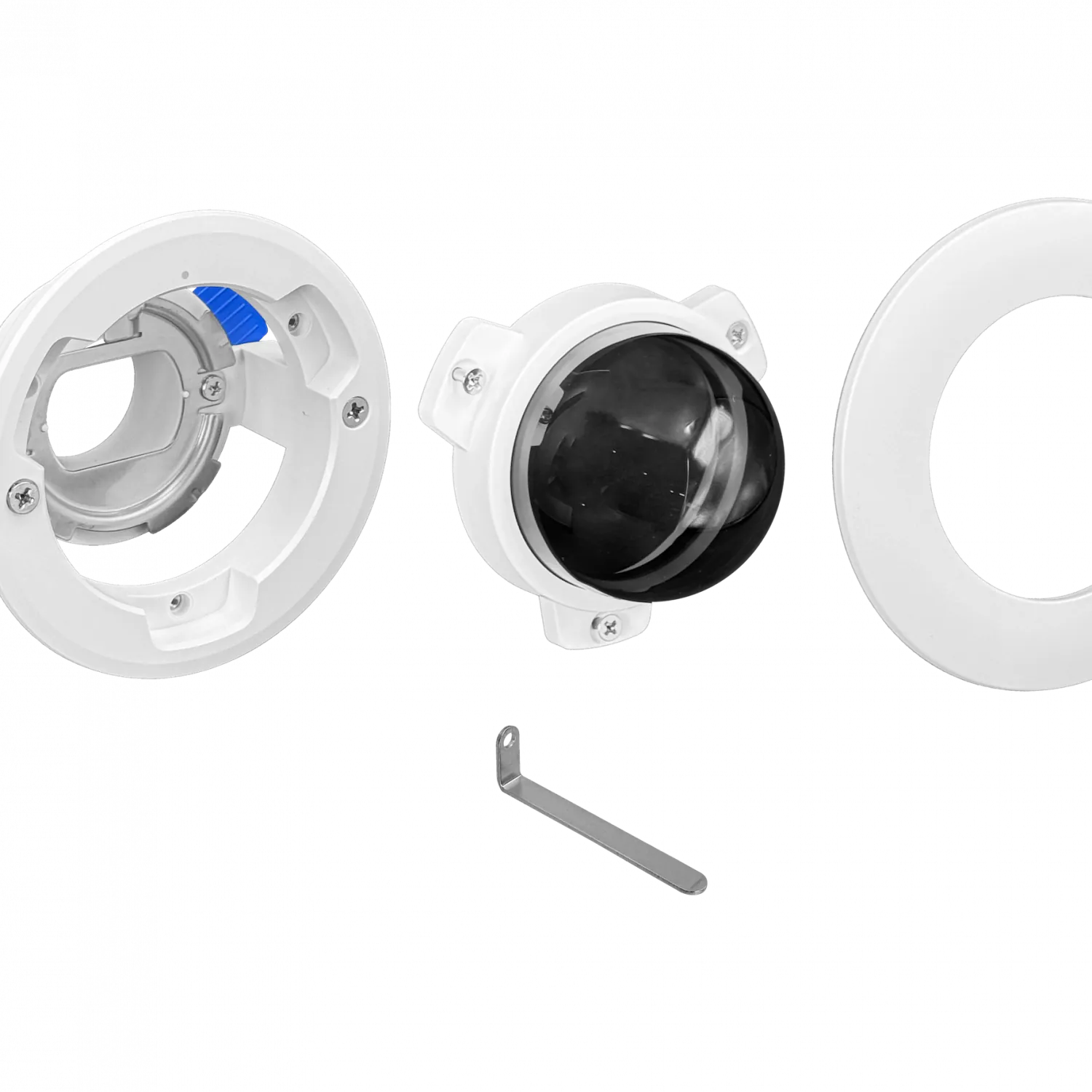 UI Blanco Soporte Cielo Empotrado Burbuja Ahumada p/UVC-G5-Dome-Ultra 6