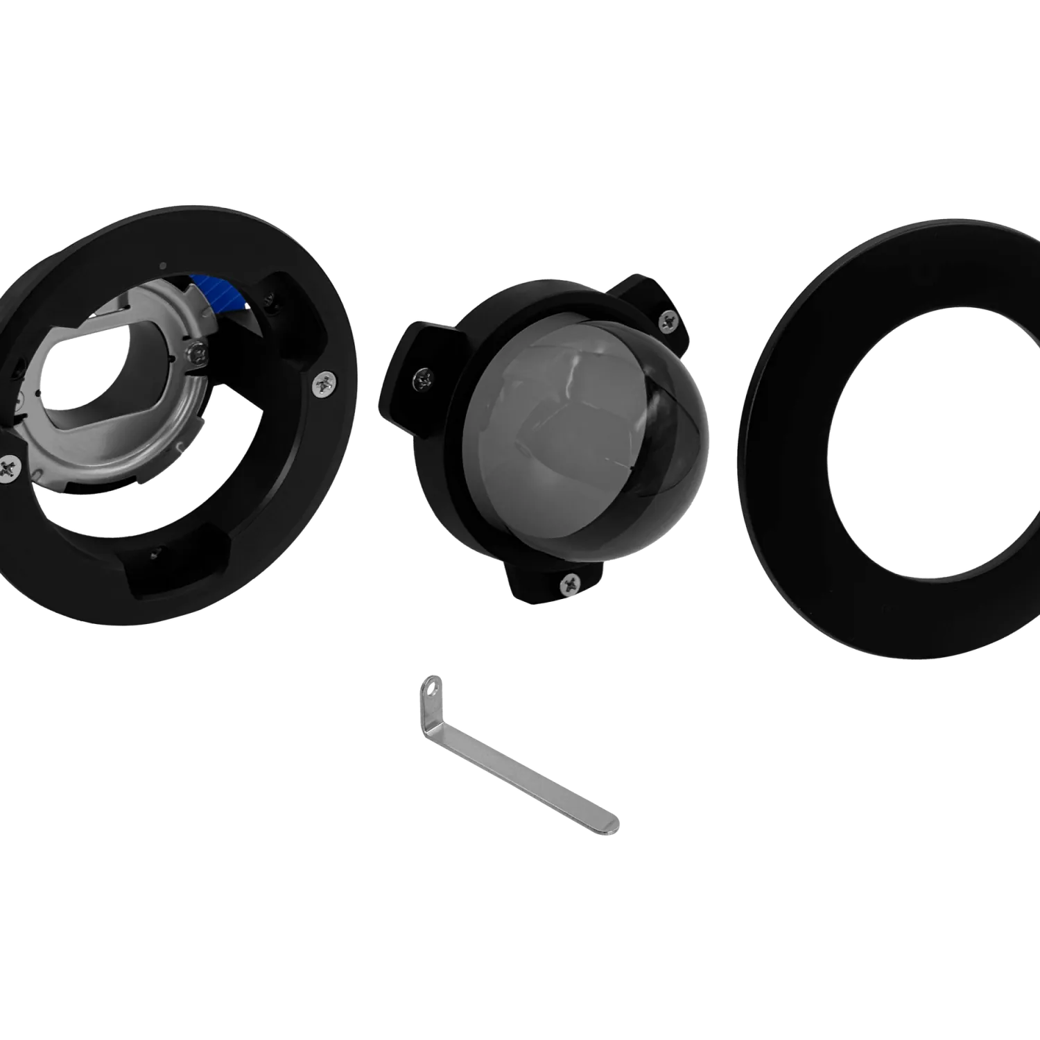 UI Negro Soporte Cielo Empotrado Burbuja Ahumada p/UVC-G5-Dome-Ultra 4