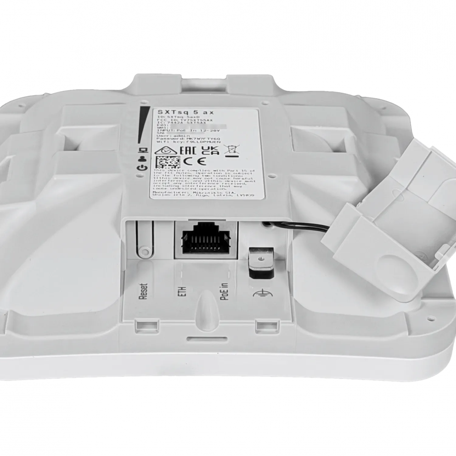 MIKROTIK 5Ghz-ax WiFi6 16dBi 1-1000 2x2 L3 Exterior inc-24V 8