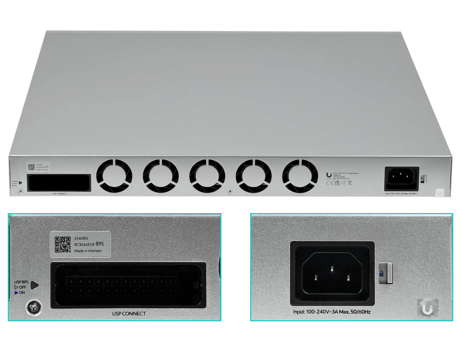 UBIQUITI 32-SFP28-25G USP 1600Gbps 1.6Tbps Rack 1U Switch L3 req-Unifi 1