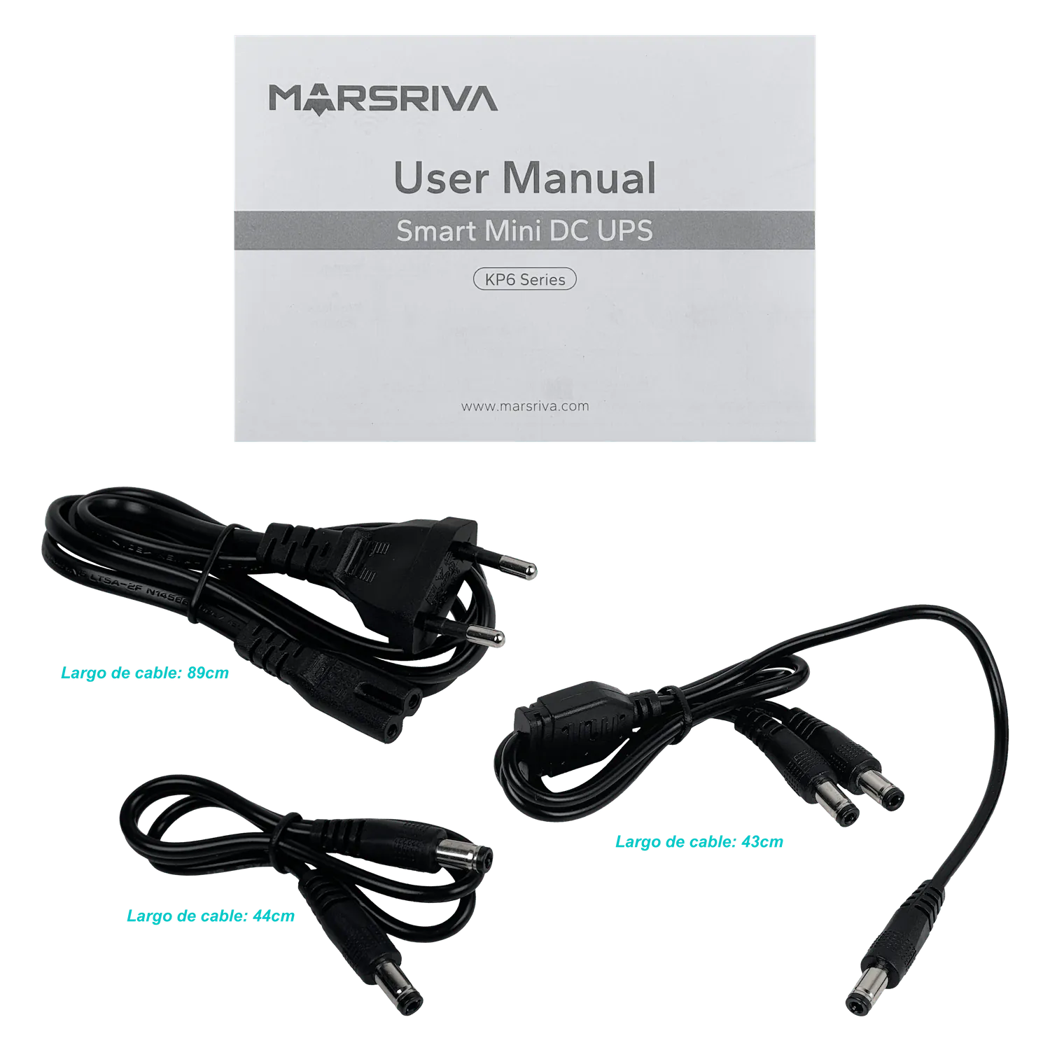 Mini UPS DC Marsriva DC-UPS-16 72Wh 2Ah PoE 24V Salidas DC 12/9/5V y USB 5V 3