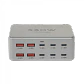 Estacion de Carga 330W 4-USB-AH 5-20VDC 6-USB-CH 3-21VDC 100-240VAC - Miniatura 1