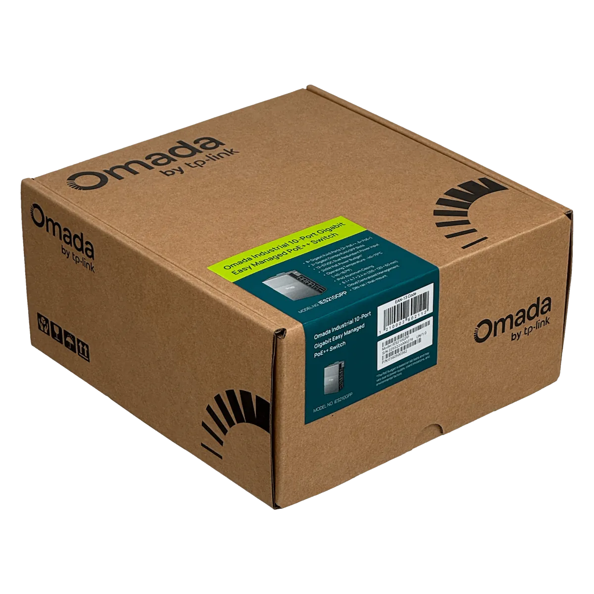 TP-LINK industrial 8-1000-PoE++ 2-SFP-Combo 240W tot Switch Req/12-57V 3