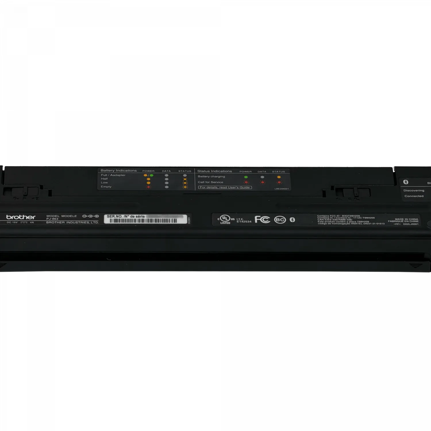 Impresora Portátil Térmica Brother PJ-863L A4 13.5ppm USB-C Bluetooth 5.2 4