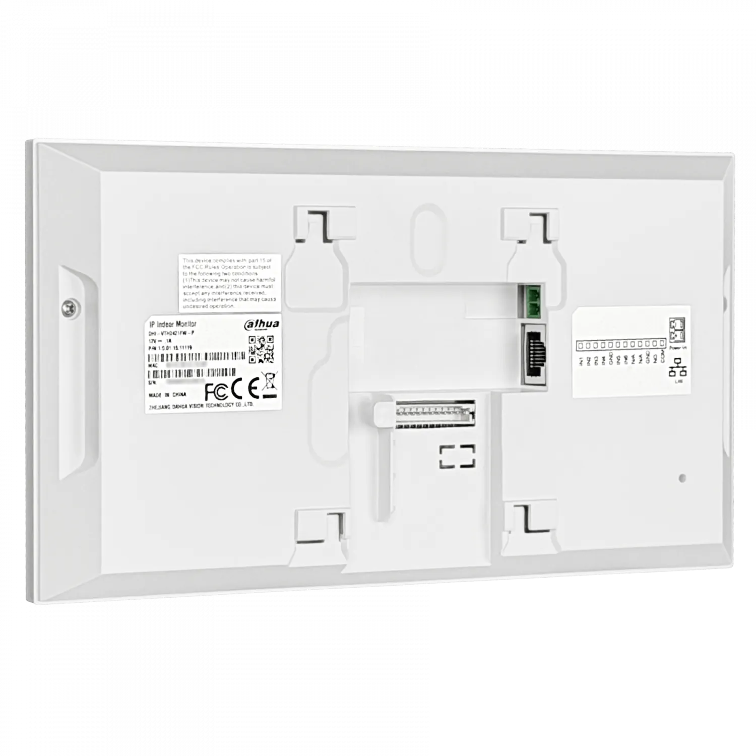 DAHUA Pantalla Interior 7p-Touch SIP 1-100-PoE/AF 8GB VTH2421FW-P 3