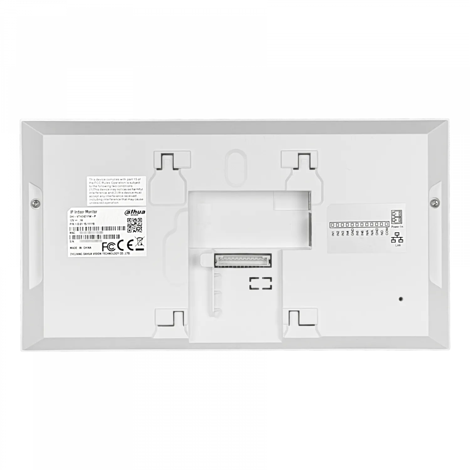 DAHUA Pantalla Interior 7p-Touch SIP 1-100-PoE/AF 8GB VTH2421FW-P 5
